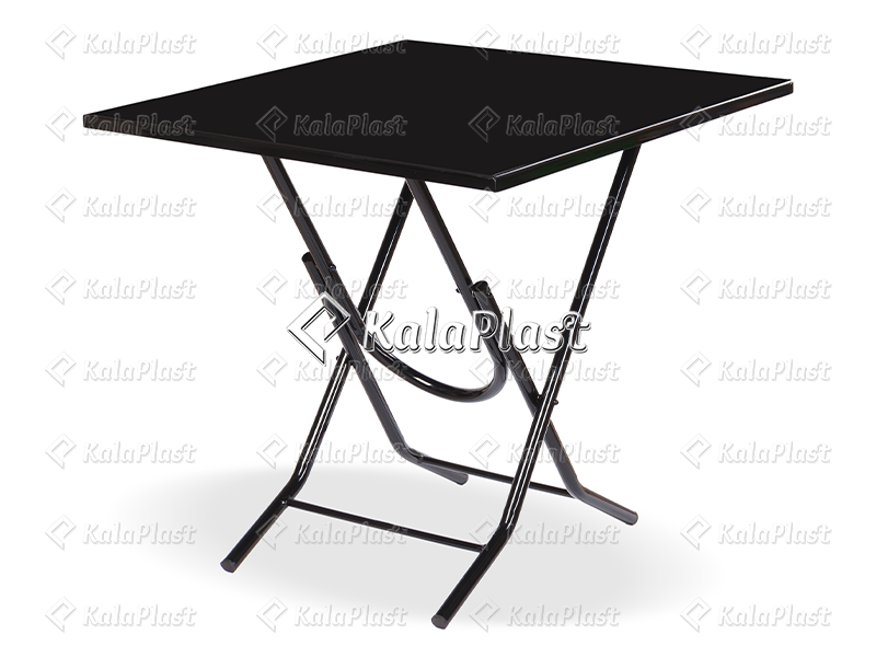 میز تمام فلزی رویه ساده تاشو لنا