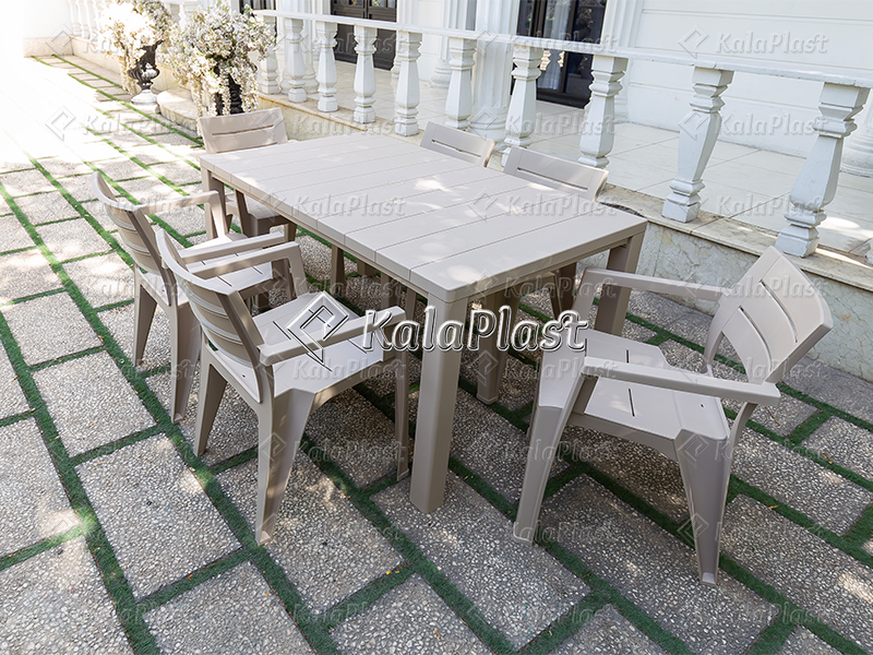 ست 6 نفره پلیمری جاسمین