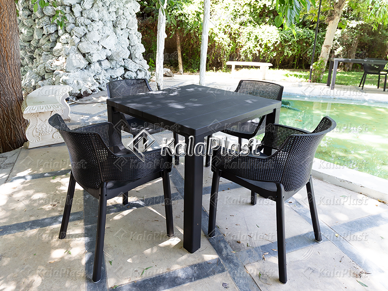 ست 4 نفره پلیمری تیارا