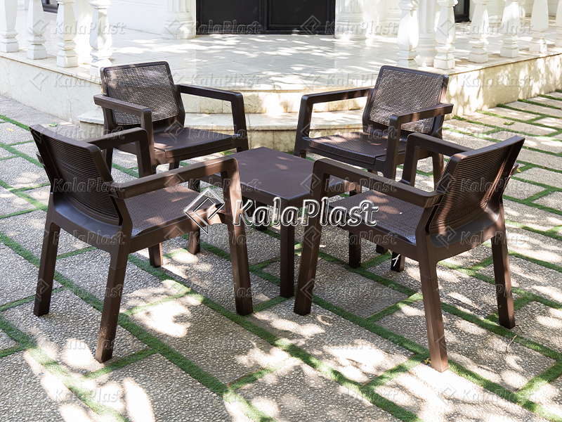 ست مبلمان پلیمری فضای باز   پالما