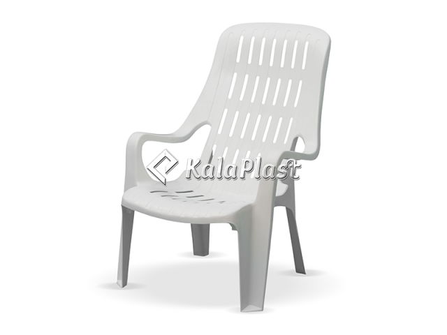 صندلی استخری دسته دار پلاستیکی کد 143