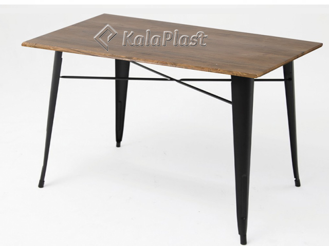 میز 6 نفره تولیکس با پایه فلزی کدcs1020