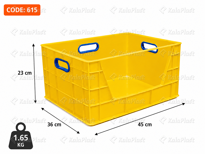 جعبه ابزاری  طول 45 و عرض 36 در ارتفاع 23 سانتیمتر  کد 615