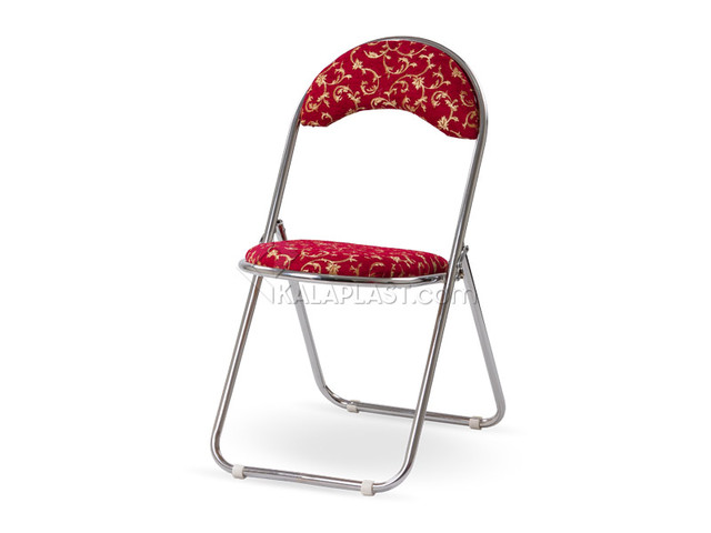 صندلی بدون دسته فلزی تاشو هلالی