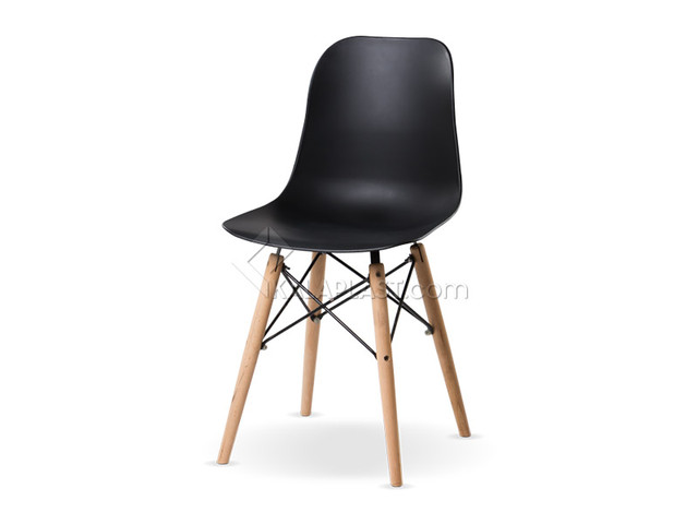 صندلی بدون دسته با پایه چوبی داووس