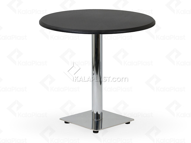 میز گرد صفحه PVC با پایه استیل کد O491