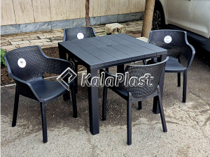 ست 4 نفره پلیمری تیارا