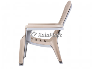 صندلی استخری دسته دار پلیمری ماسکوکا