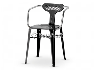 صندلی بیتا پشتی دار و دسته دار تمام فلزی