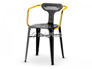 صندلی بیتا پشتی دار و دسته دار تمام فلزی