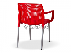 صندلی دسته دار پایه فلزی نت کد 182