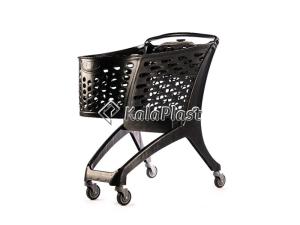 سبد خرید چرخدار فروشگاهی پلی کربنات  160 لیتری