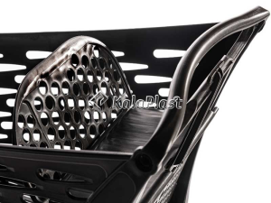 سبد خرید چرخدار فروشگاهی پلی کربنات  160 لیتری