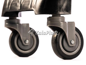 سبد خرید چرخدار فروشگاهی پلی کربنات  160 لیتری