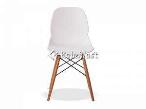 صندلی بدون دسته کندو با پایه چوبی