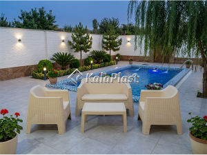 ست 4 نفره مبلمان حصیر بافت ویکتور 892421