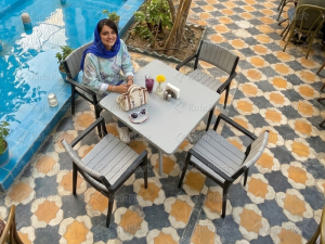 ست میز و صندلی 4 نفره پلیمری تارا