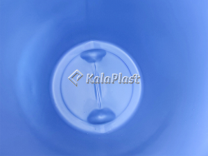 بشکه پلاستیکی 220 لیتری ضخیم با رینگ فلزی کیان با شیر پلاستیکی