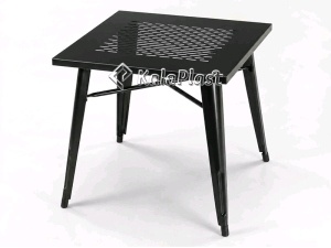میز 4 نفره پایه ثابت تمام فلزی پانچ تولیکس