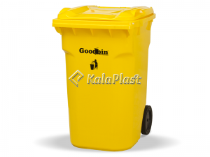 سطل زباله پلاستیکی چرخدار 360 لیتری گودبین