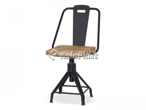 صندلی چرخشی نوید با رویه چوب ( ترمو وود )