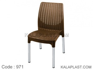 صندلی بدون دسته پایه فلزی نوین کد 971