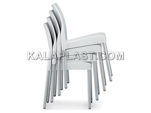 صندلی بدون دسته جولیت پایه آلومینیومی