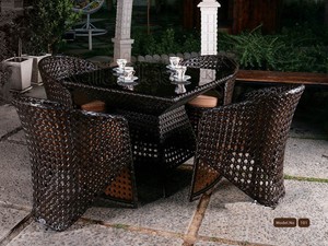 ست میز و صندلی 4 نفره دستبافت مدل 101