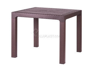 میز 4 نفره مربع پلاستیکی بوستون 90×90 سانتیمتر