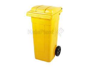 سطل زباله پلاستیکی 120 لیتری چرخدار ناصر کد 5120
