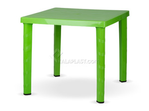 میز 4 نفره مربع با چهارپایه لوله ای پلاستیکی کد 823