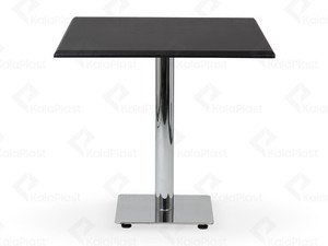 میز 4 نفره مربع صفحه PVC با پایه مربع چدنی استیل کد G492