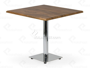 میز مربع صفحه PVC با پایه استیل کد G492