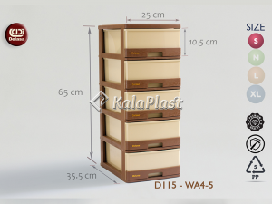 فایل کوچک طرح چوب دل آسا D115-WA4-4