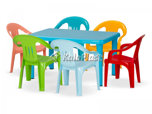 ست میز و صندلی کودک 6 نفره کد S162