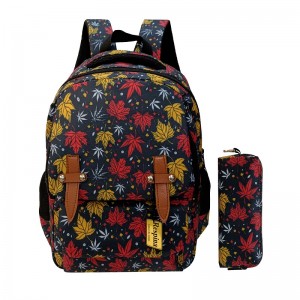 کیف مدرسه ای دخترانه مدل پاییز Autumn با جامدادی (برند رسپینا)