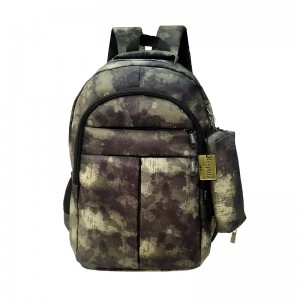 کوله پشتی مدرسه رسپینا مدل استتار به همراه جامدادی