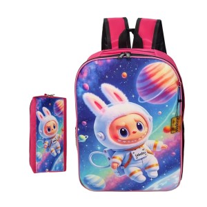 کوله پشتی مدرسه رسپینا مدل لبوبو به همراه جامدادی (برند رسپینا)