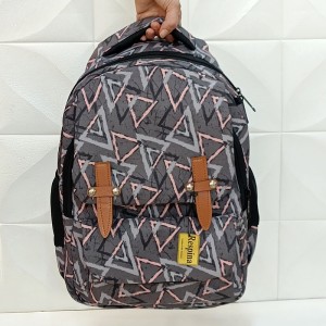کیف مدرسه دخترانه مثلث طوسی Gray triangle