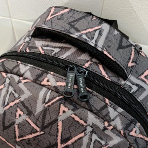 کیف مدرسه دخترانه مثلث طوسی Gray triangle