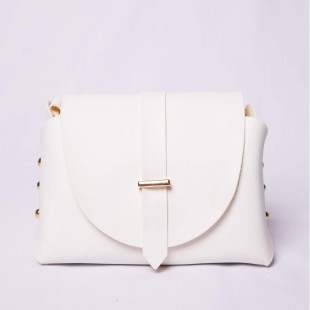 کیف دوشی زنانه سفید