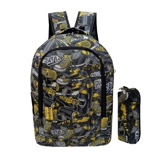 کیف مدرسه پسرانه طرح اسپری با جامدادی (برند Respina)