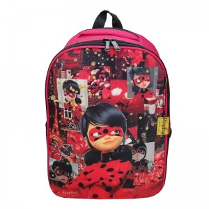 کیف مدرسه دخترانه مدل دختر کفشدوزکی با جامدادی برند respina