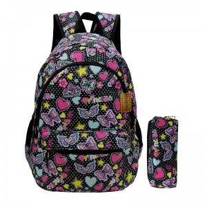 کیف مدرسه ای دخترانه مدل پرنسس princess با جامدادی (برند رسپینا)