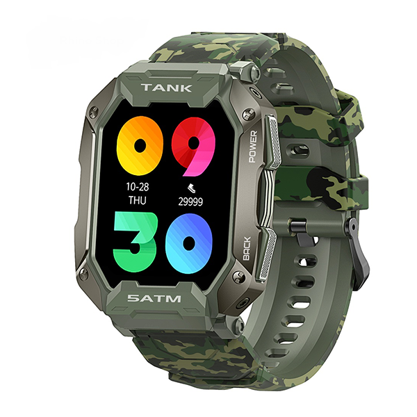 ساعت هوشمند کاسپت مدل تانک M1 سبز ارتشی