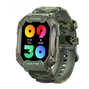 ساعت هوشمند کاسپت مدل تانک M1 سبز ارتشی