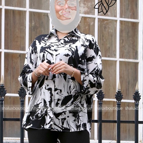 شومیز الیزه طرح جنگل