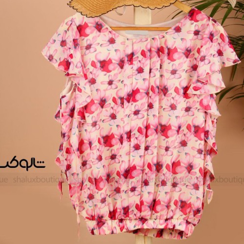 تاپ مجلسی حریر رزا