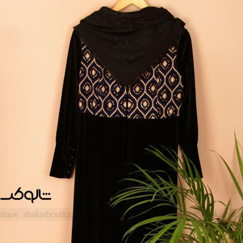 مانتو ماکسی مخمل مجلسی