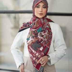 روسری سی اسکارف طرح لویی ویتون
